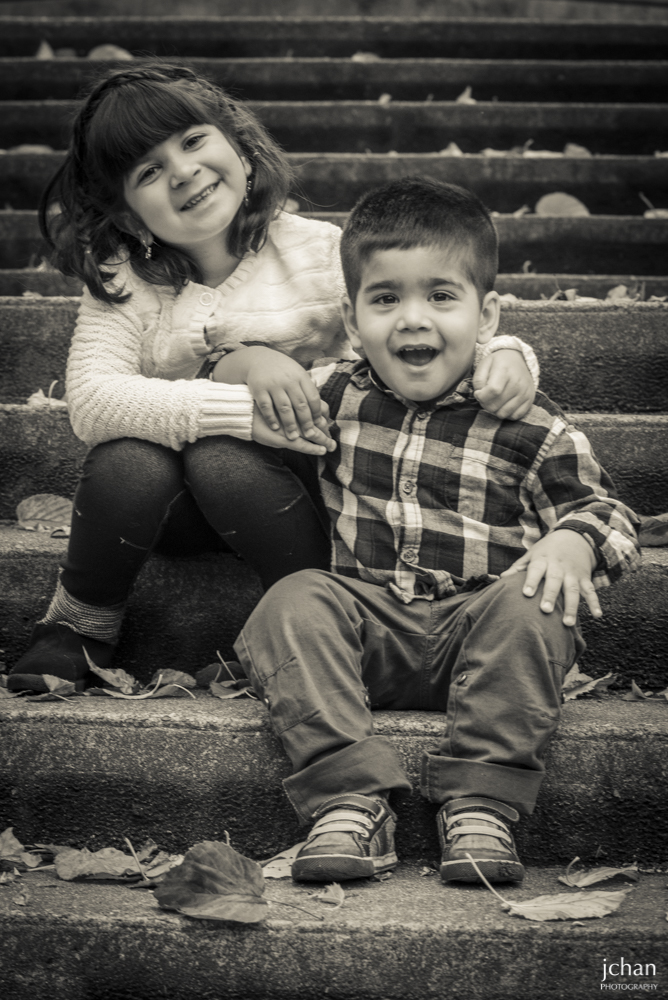 A beauitful smile from a brother and sister